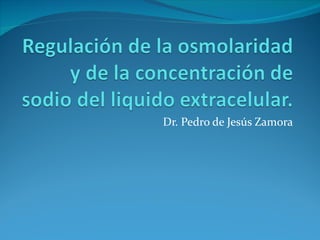 Dr. Pedro de Jesús Zamora 