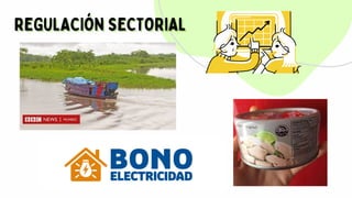 REGULACIÓN SECTORIAL
REGULACIÓN SECTORIAL
 