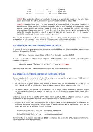 Cont Informa Regulación pid en siemens | PDF