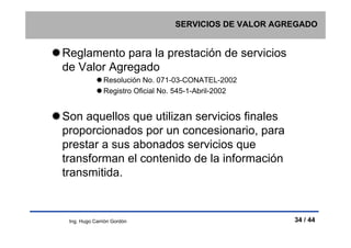 Regulacion Telecomunicaciones