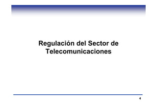 Regulacion Telecomunicaciones
