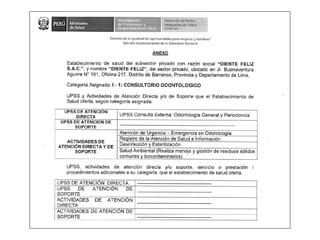 REGISTRO NACIONAL DE INSTITUCIONES PRESTADORAS DE SERVICIOS DE SALUD
(RENIPRESS)
 