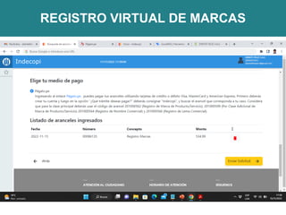 REGISTRO VIRTUAL DE MARCAS
 