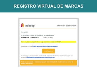REGISTRO DE SIGNOS DISTINTIVOS (MARCAS)
 