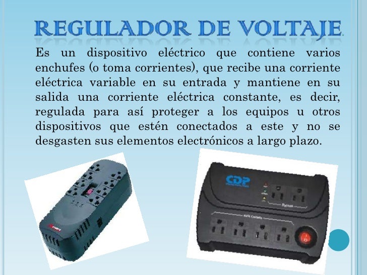 Regulador de voltaje
