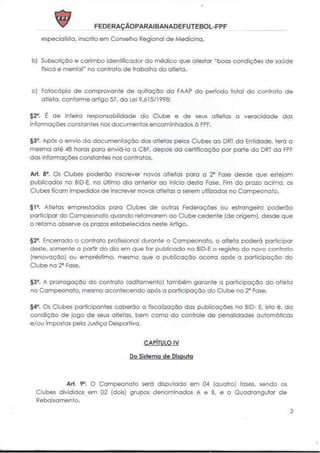 Regulamento da Primeira Divisão 2018