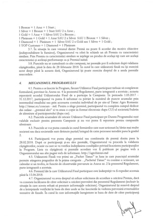 Regulamentul programului de fidelizare „Clubul Agricultorilor” Timac Agro East