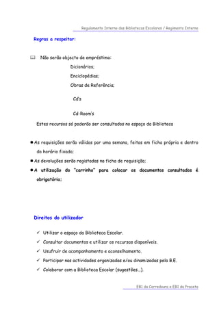 Regulamento  Interno