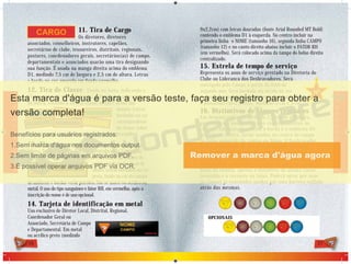 26 27
11. Tira de Cargo
Os diretores, diretores
associados, conselheiros, instrutores, capelães,
secretários de clube, tesoureiros, distritais, regionais,
pastores, coordenadores gerais, secretários(as) de campo,
departamentais e associados usarão uma tira designando
sua função. É usada na manga direita acima do emblema
D1, medindo 7,5 cm de largura e 2,5 cm de altura. Letras
e borda na cor amarela em fundo vermelho.
12. Tira de Classe Usada na faixa, indicando a
Classe que está em andamento, podendo por uma acima
da outra, estando a última classe sempre acima das
demais. Letras
bordadas na cor
correspondente
da classe, sobre
fundo na cor da camisa do uniforme, e bordas vermelhas.
13. Tira com o nome Usado por desbravadores e
líderes. Tecido e bordado. Seu uso é centralizado a 5 cm acima
da tampa do bolso direito, e na faixa 8 cm abaixo da costura do
ombro, medindo 8 x 2 cm de
altura. Letras bordadas na cor
preta, fundo na cor da camisa
do uniforme e bordas verde petróleo. Não se usará em acrílico ou
metal. O uso do tipo sanguíneo e fator RH, em vermelho, após a
inscrição do nome é de uso opcional.
14. Tarjeta de identificação em metal
Uso exclusivo de Diretor Local, Distrital, Regional,
Coordenador Geral ou
Associado, Secretária de Campo
e Departamental. Em metal
ou acrílico preto (medindo
9x2,2cm) com letras douradas (fonte Arial Rounded MT Bold)
contendo o emblema D1 à esquerda. No centro incluir na
primeira linha o NOME (tamanho 16), segunda linha CAMPO
(tamanho 12) e no canto direito abaixo incluir o FATOR RH
(em vermelho). Será colocado acima da tampa do bolso direito
centralizado.
15. Estrela de tempo de serviço
Representa os anos de serviço prestado na Diretoria do
Clube ou Liderança dos Desbravadores. Será
outorgada pelo Campo à partir do ﬁnal do
segundo ano. Será bordada em tecido na cor
vermelha, com bordas e número na cor amarela
e possuindo cinco pontas, medindo 3 cm x 3 cm.
16. Distintivos de classes regulares
Em formato redondo, medindo 1,2 cm de diâmetro,
produzido em metal nas cores correspondentes às
classes. Em dourado contém a borda e o emblema D5
traçado ao centro. Serão usados no centro da tampa
do bolso esquerdo da camisa ou blusa. O Desbravador
usará o distintivo de maior grau sempre à direita
dos demais, deslocando os anteriores para o lado
esquerdo, mas mantendo o alinhamento centralizado. O
Desbravador poderá fazer a opção de usar na tampa do
bolso da camisa apenas o distintivo da última classe
investida e o restante na faixa. Poderá optar por usar
as classes já concluidas unidas por uma barreta soldada
atrás das mesmas.
OPCIONAIS
DESBRAVADORES
DESBRAVADORES
mmmmm.....
 