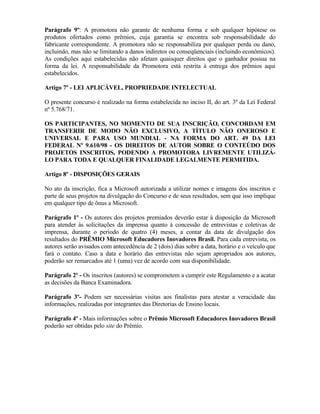 Regulamento Educaores Inovadores