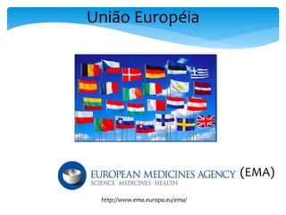 União Européia
http://www.ema.europa.eu/ema/
(EMA)
 