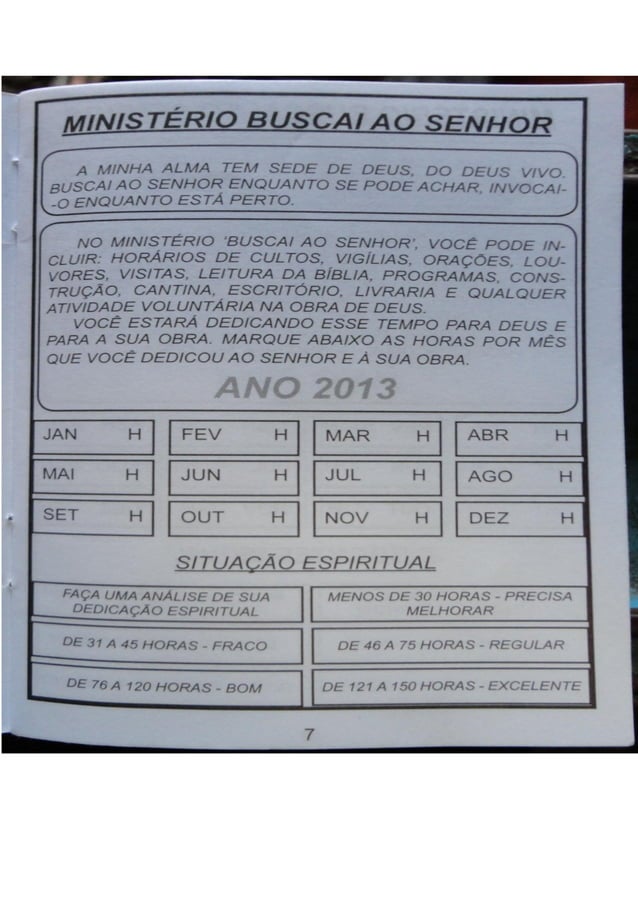Regulamento interno da igreja pentecostal deus