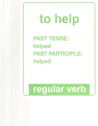 Regular verbs