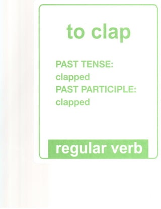 Regular verbs