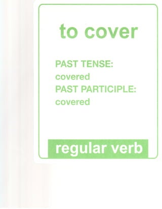 Regular verbs