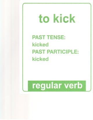 Regular verbs
