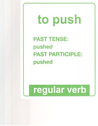 Regular verbs