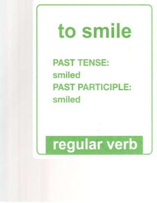 Regular verbs