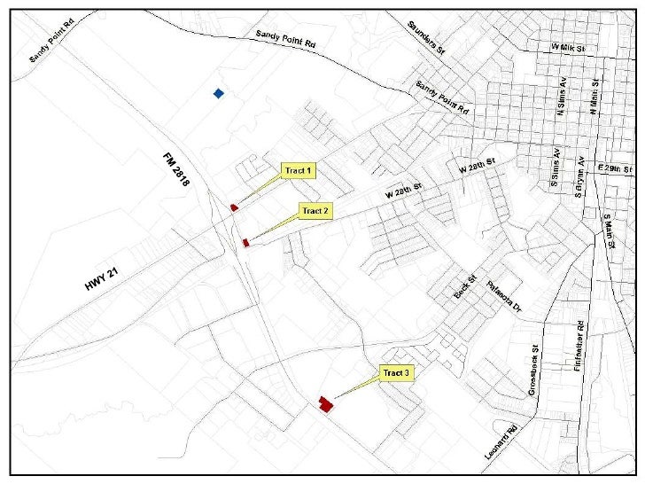Contract for Sale of CityOwned Property on Harvey Mitchell Parkway