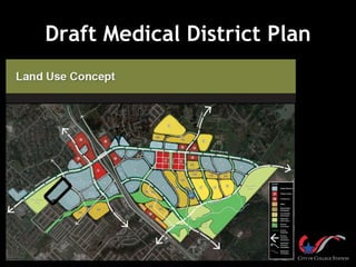 Draft Medical District Plan
 
