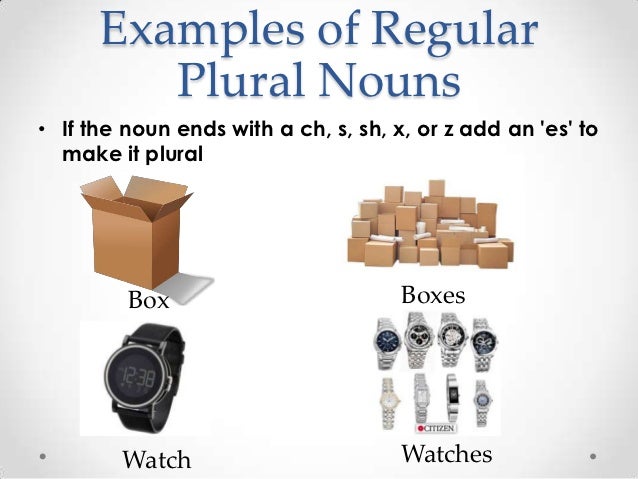 Plurale Di Watch In Inglese