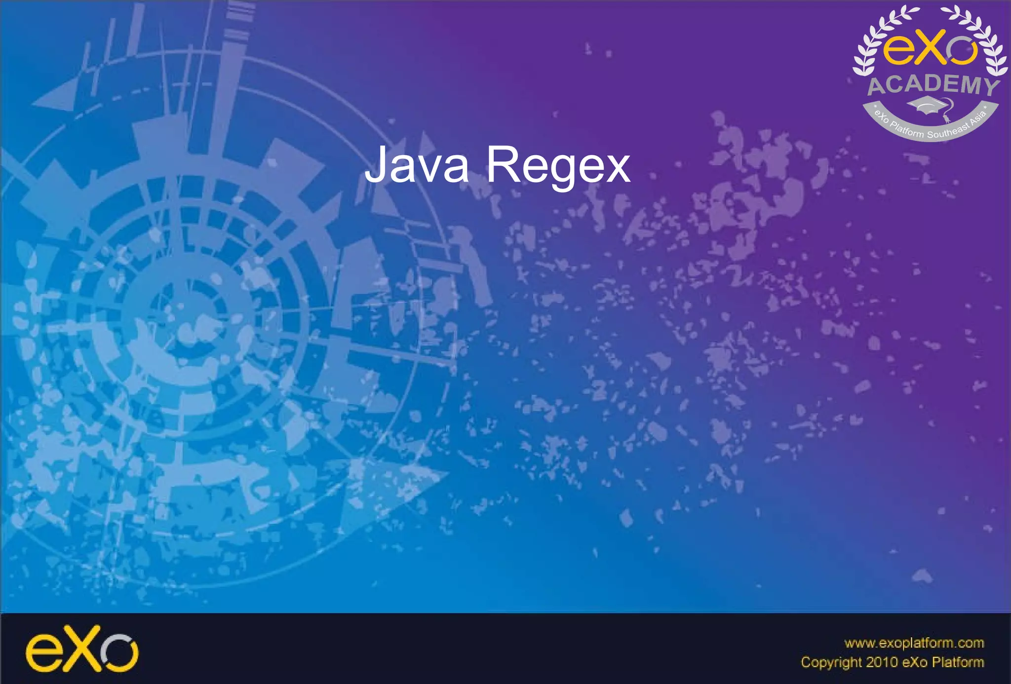 Java Regex 