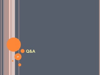 Q&A
21
 