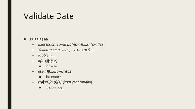 Regular Expression | PPT