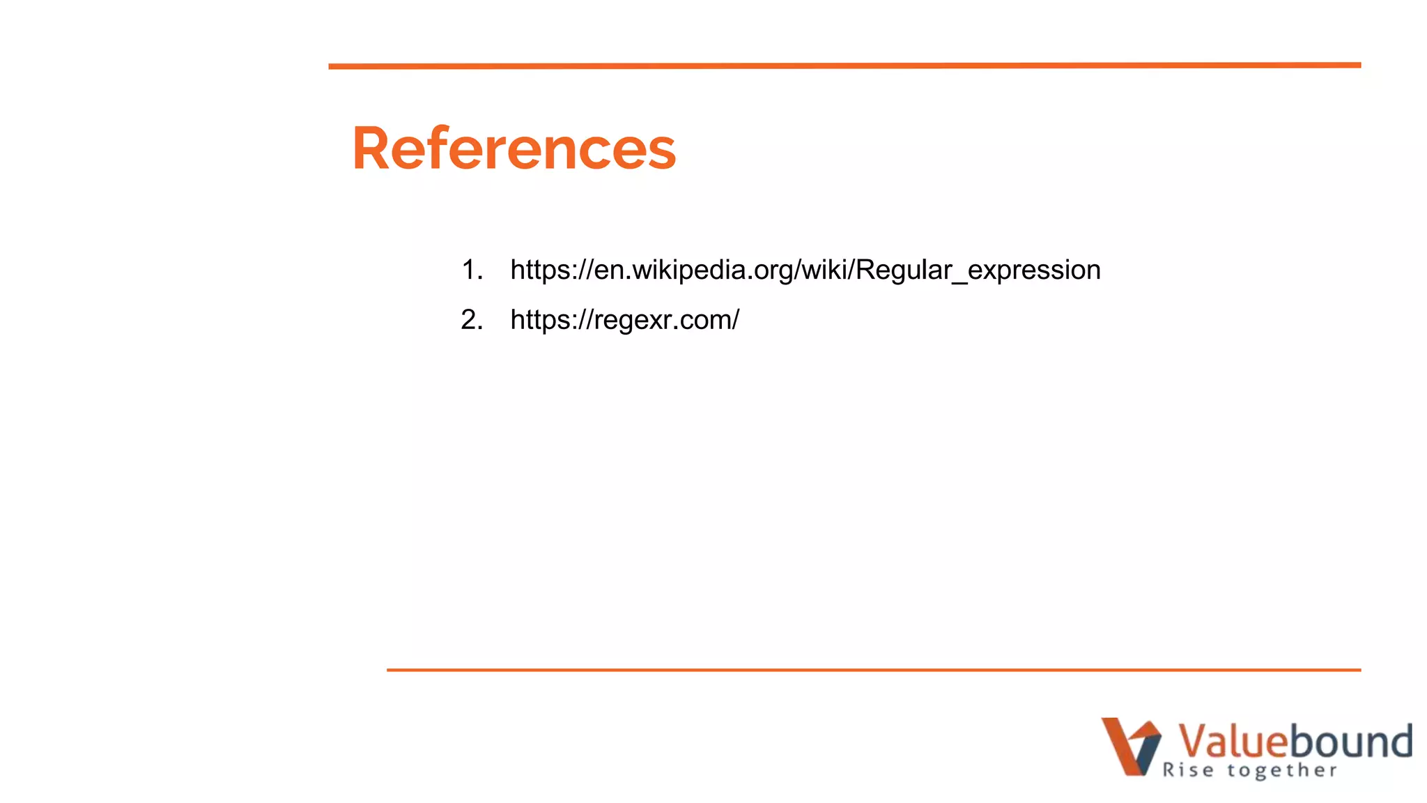 Regular Expression | PPTX