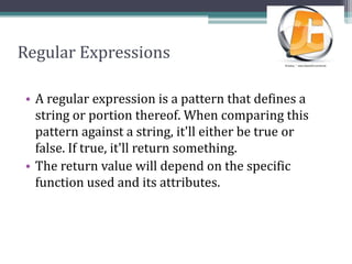 Regular expression (compiler) | PPTX