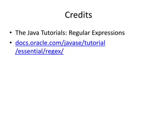 Regular expressions | PPT image.
