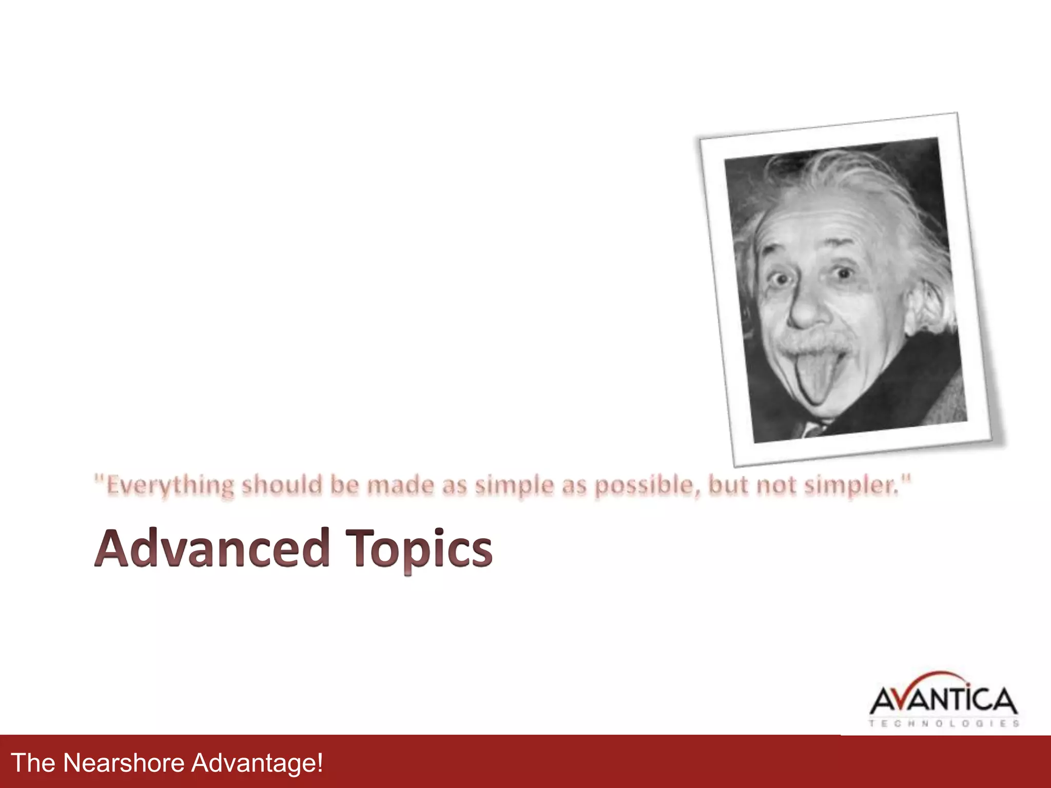 The Nearshore Advantage!

 