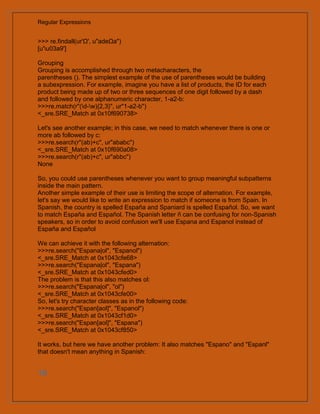 Regular expressions | PDF