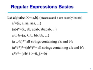 Regular expressions | PPT