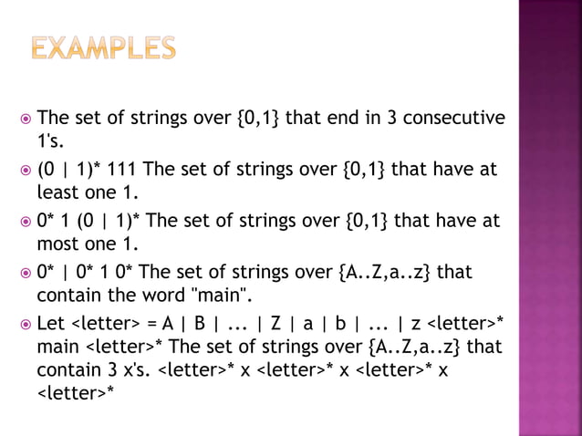 Regular expressions | PPTX