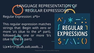 Regular Expressions and Languages (2025 Edition) - Automata | PPTX
