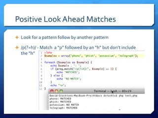 Regular expressions and php | PPTX