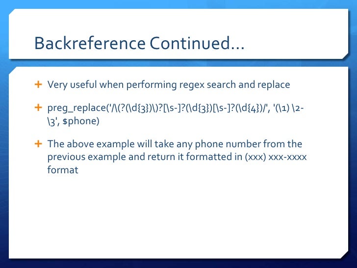 regular expressions and php php phone number format
