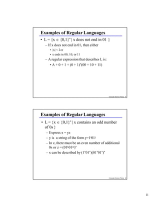 Regular expressions h1 | PPTX