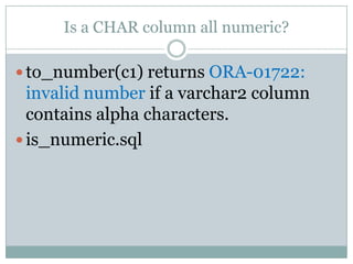 Regular expressions in oracle | PPSX