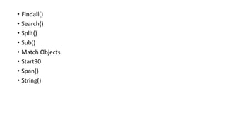 Regular Expressions in Python.pptx