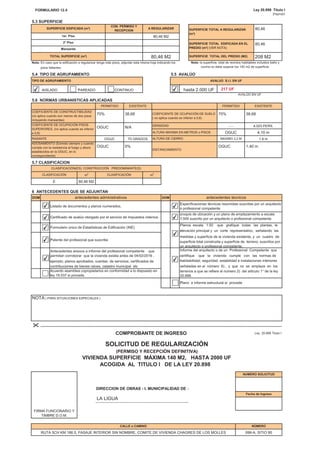 '( /$ 2081$ '(52/ '( $9$/82 1ž
(1 (/ 8$/ 6( (03/$=$ /$ 9,9,(1'$ (;,67(17( $ 5(*8/$5,=$5 48( 6( $2*( $/ 7,78/2 , '( /$ /( 1ƒ 
1Ò0(52 '( 3(50,62 $17(5,25$f2
6, 12

127$ OHWUD  