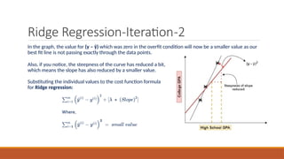 Regularization concept in machine learning | PPTX