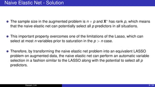 Regularization and variable selection via elastic net | PDF