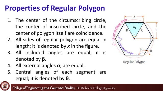 Regular polygon | PPTX | Geography | Science