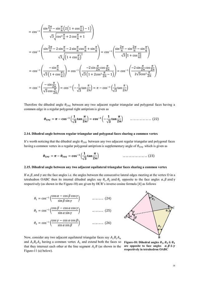 Regular N-gonal Right Antiprism: Application of HCR’s Theory of Polygon ...