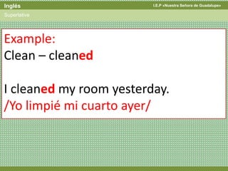 Regular verbs in past 5to | PPTX