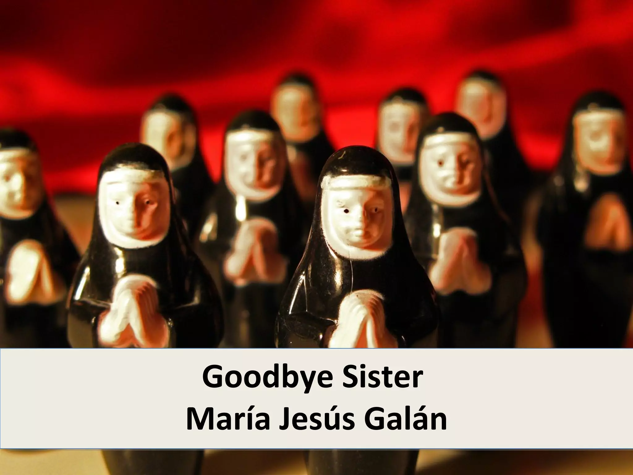 Goodbye Sister
María Jesús Galán
 