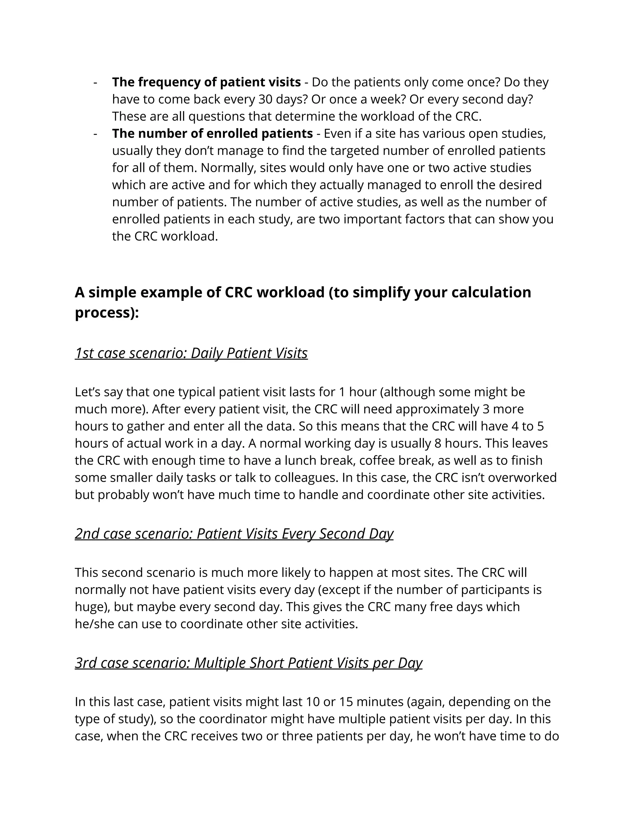 Regulating the Workload of Your Clinical Research Coordinator (CRC) | PDF