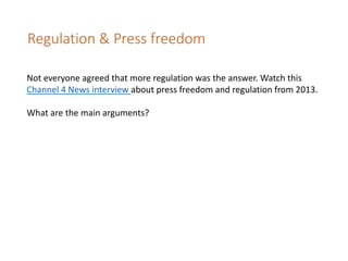 Regulation and press freedom 11 02 19ii | PPTX